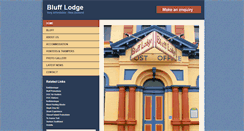 Desktop Screenshot of blufflodge.co.nz